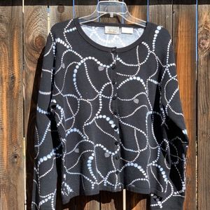 Light Black and White Cardigan